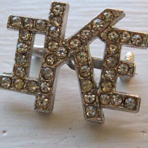 Vintage Eisenhower I like "IKE" sparkle pinback pin